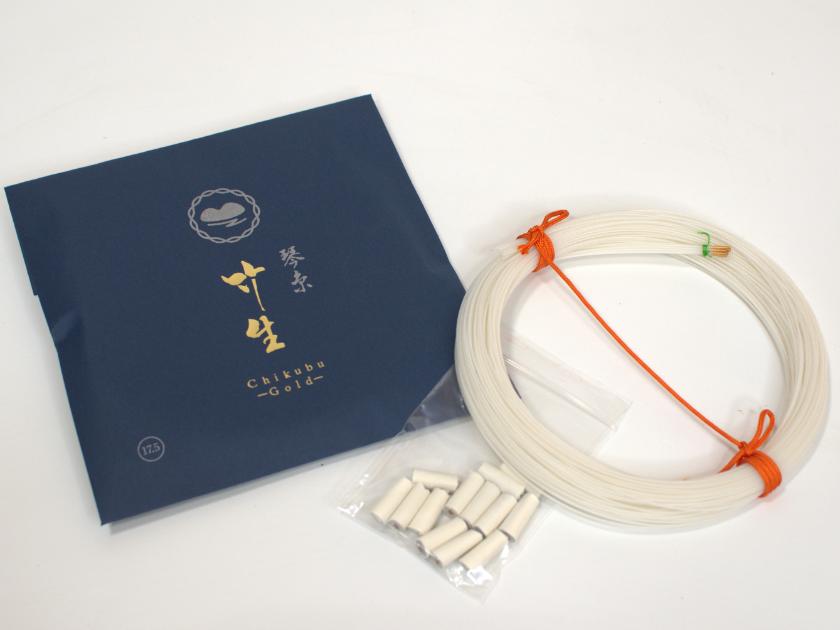 [Chikubu] Gold Tetoron Koto String Set