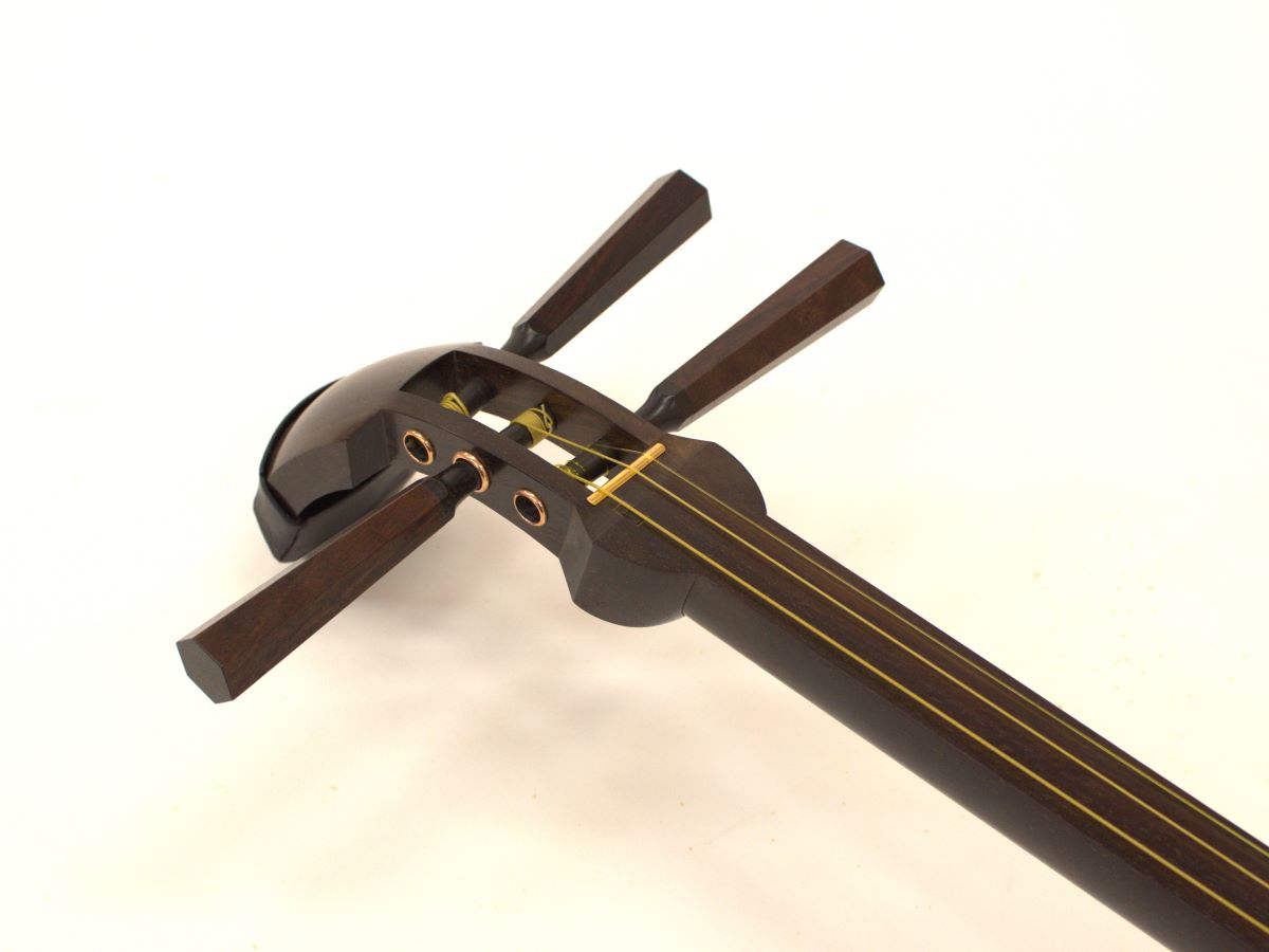 中古三味線】民謡紅木金細三味線【和楽器市場】