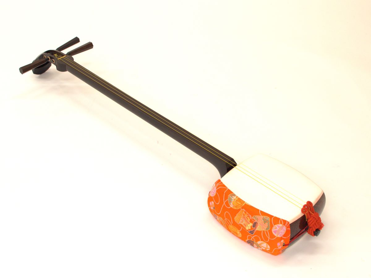 ＊中古＊民謡三味線 01（紅木・金溝）